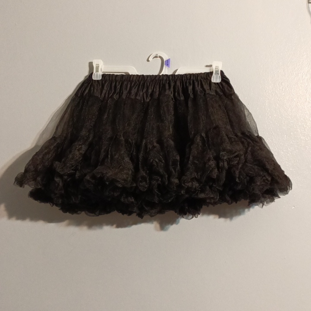 Black Layered Tulle petticoat